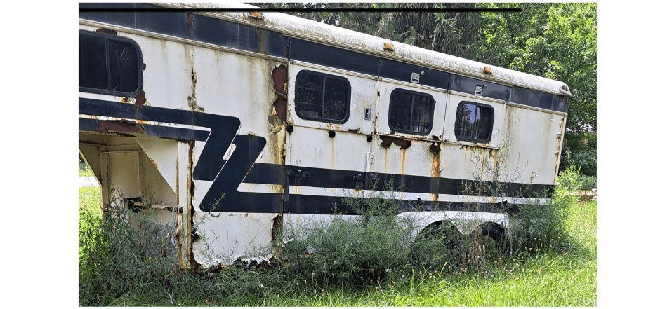 decaying trailer