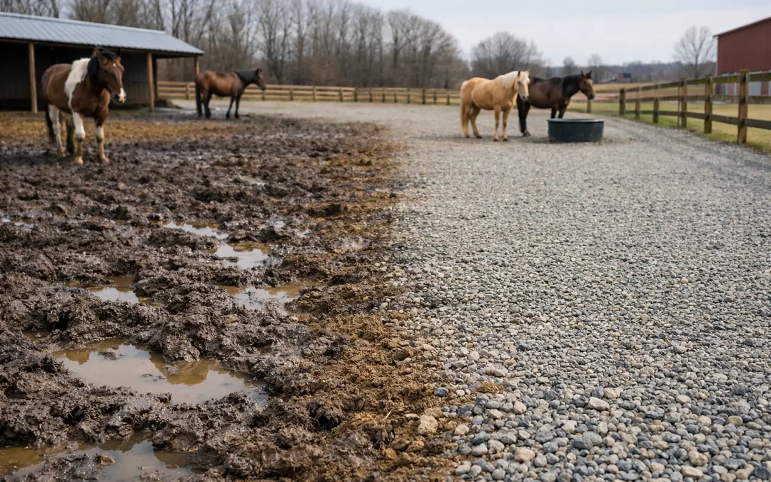 Dry Lot Mud Control That Holds Up All Winter